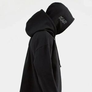 Kar - LArt de LAutomobile Black Double Hood Kar Hoodie